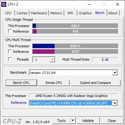 CPU-Zの画面３