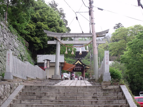神社入り口の鳥居