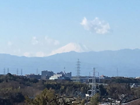 2019元旦の富士山