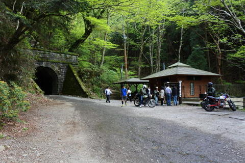 トンネル北側の出口