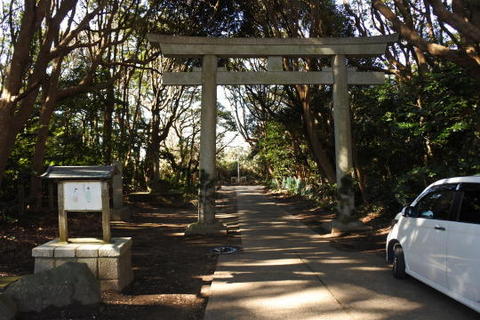 渡海神社の入口