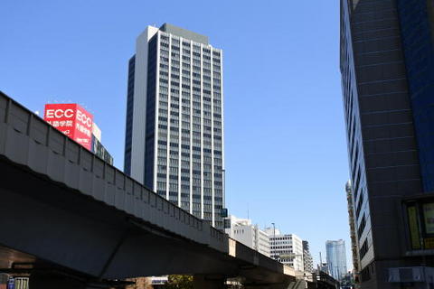 かつての渋谷のランドマークであった東邦生命ビル