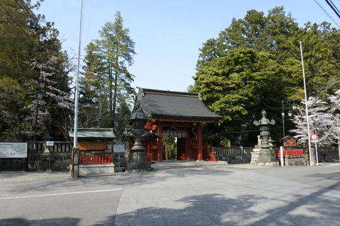 神社本殿の入口