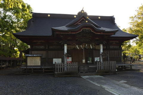 大多喜駅から南の方向にある夷隅神社