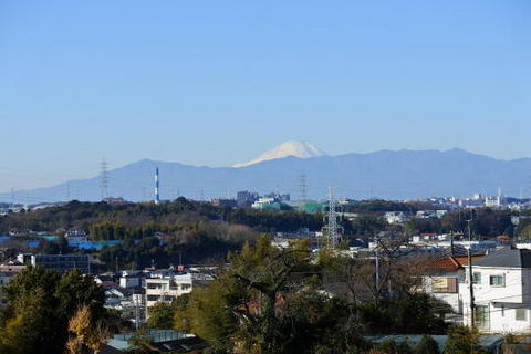 快晴＆真っ白な富士山