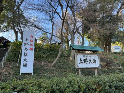 上野大仏の入口