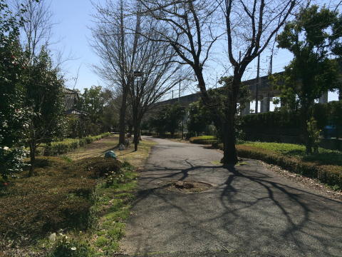 緑道は熊谷線の跡地
