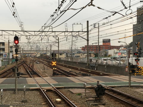 二俣川駅の留置線