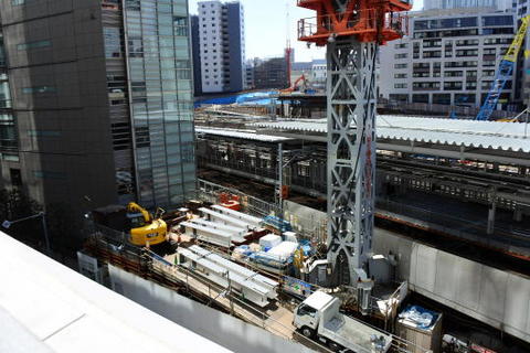 埼京線ホームが手前に移設される模様