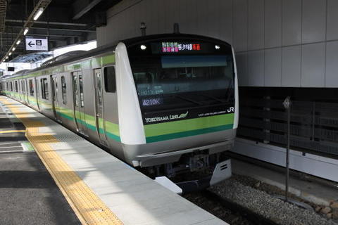 横浜線のE233系