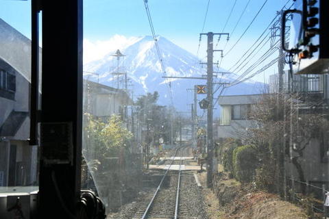 富士山がかなり近くに