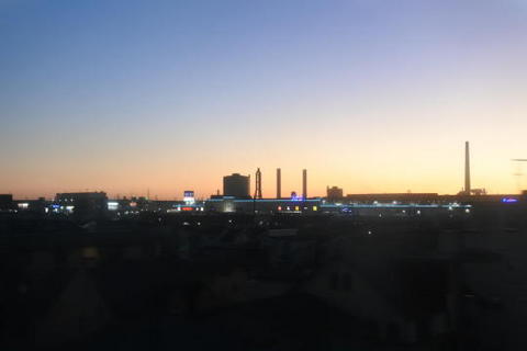 工業地帯の夜景も綺麗